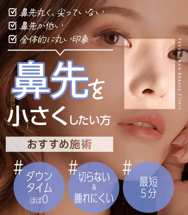 TCBの鼻先を小さくしたい方