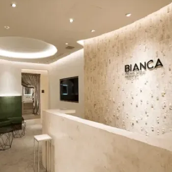 BIANCA CLINIC 東京2院のモフィウス8を受ける前の受付