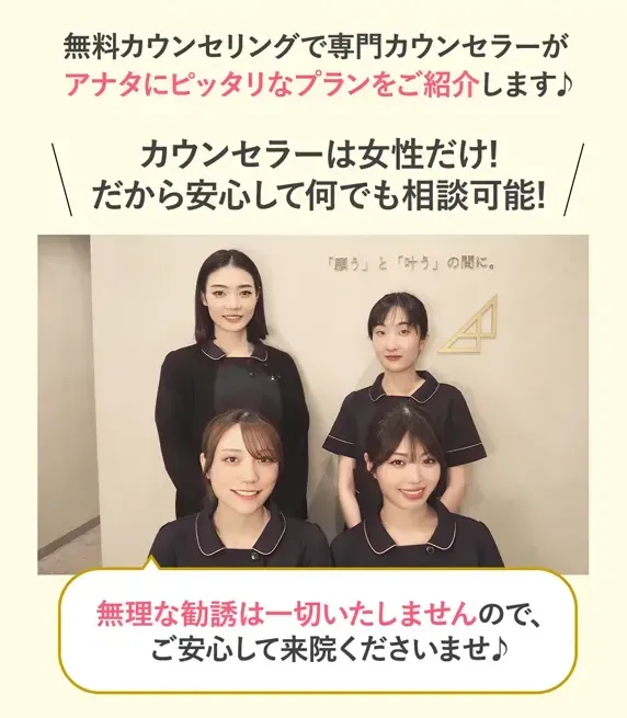 ウィルビークリニックなら無理な勧誘は無し