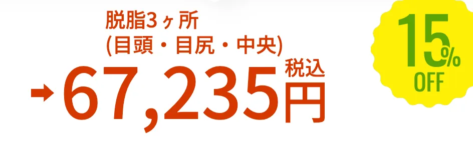 SBC湘南美容クリニックの9月の月替わりキャンペーン クマ取りの料金③