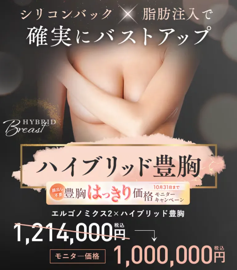 湘南美容クリニックの豊胸はっきり価格